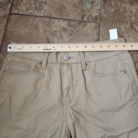 Junior Size 11 Pants Lot – Mudd Capris + NOBO Bootcut, Beige & Denim - Picture 6 of 14